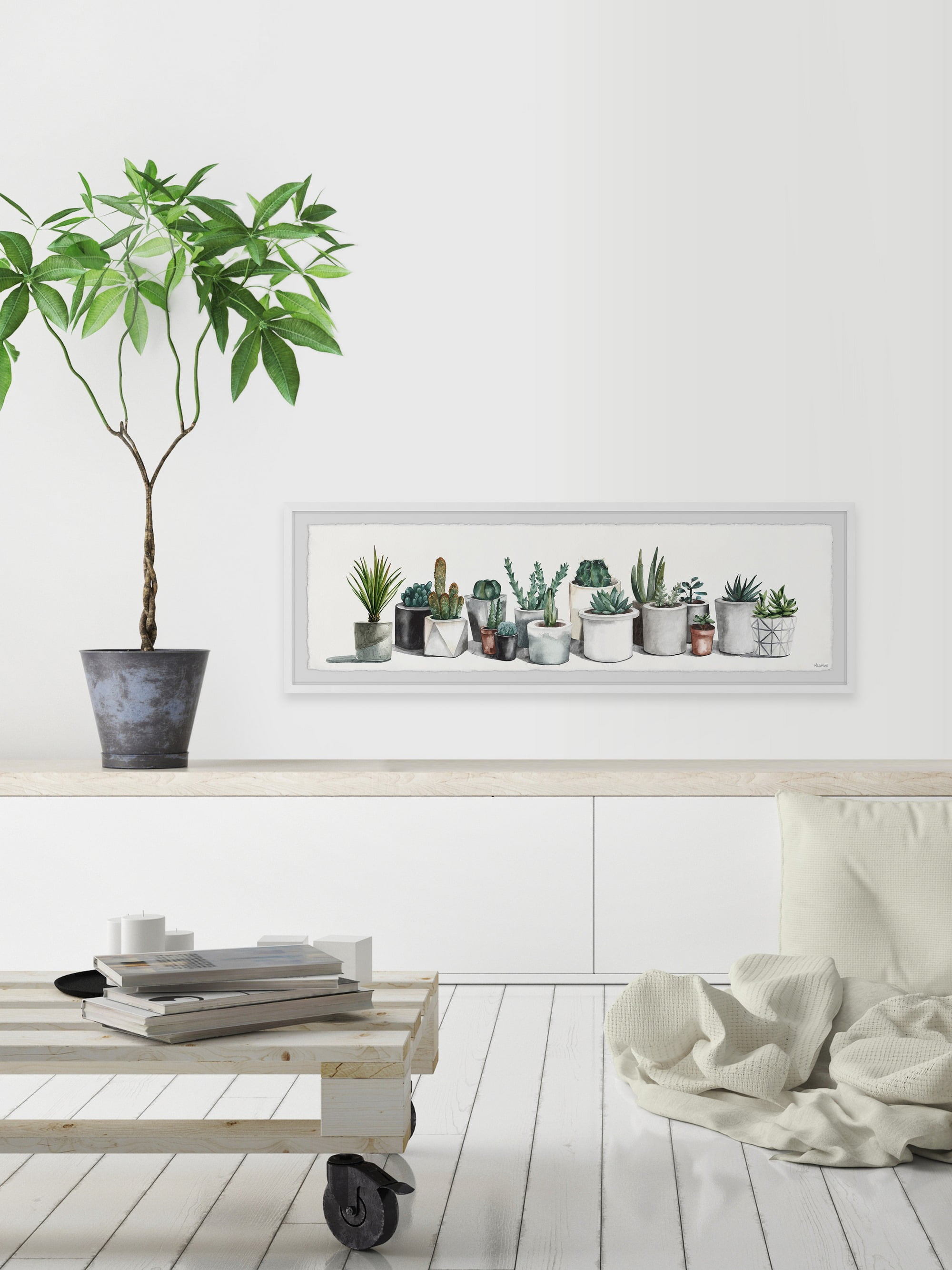 Marmont Hill Sturdy Indoor Plants Framed Wall Art