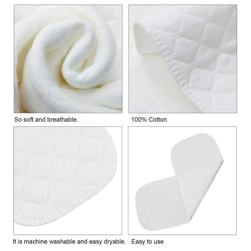 10x Pure Cotton Reusable Baby Cloth 12 Layer Diaper Nappy Liners Insert Soft New