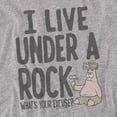 thumbnail image 2 of Spongebob T-Shirt Under A Rock Unisex Graphic Tee for Men & Women, 2 of 7