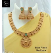 FIRST RAY MART Beautiful Necklace Set /Indian Women Jewellery Gold Plated Fashion Jewelry/Designer Pearl Necklace / Wedding Wear Bridal Gift