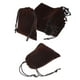 thumbnail image 1 of Uxcell 20 Pcs Bolsa de Terciopelo con Cierre de Cordón, 2.7 x 3.5 Pulgadas, Bolsas de Regalo de Terciopelo para Favor de Boda, Empaque de Joyas, Organización y Almacenamiento, Marrón, 1 of 7