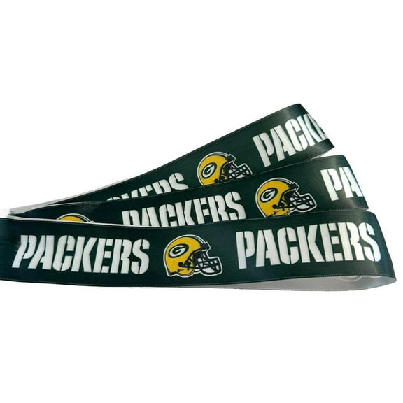 Packers Printed Ribbon 1.5"-Inch Width - 2 Feet