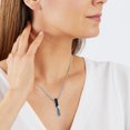 thumbnail image 3 of TANGPOET Celtic Knot Bar Urn Necklace for Ashes, Silver Cremation Jewelry, 3 of 4