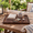 Brown-1, variant on Black 1 Solid Pine Wood Couch Tray For Sectionals and Single Sofas