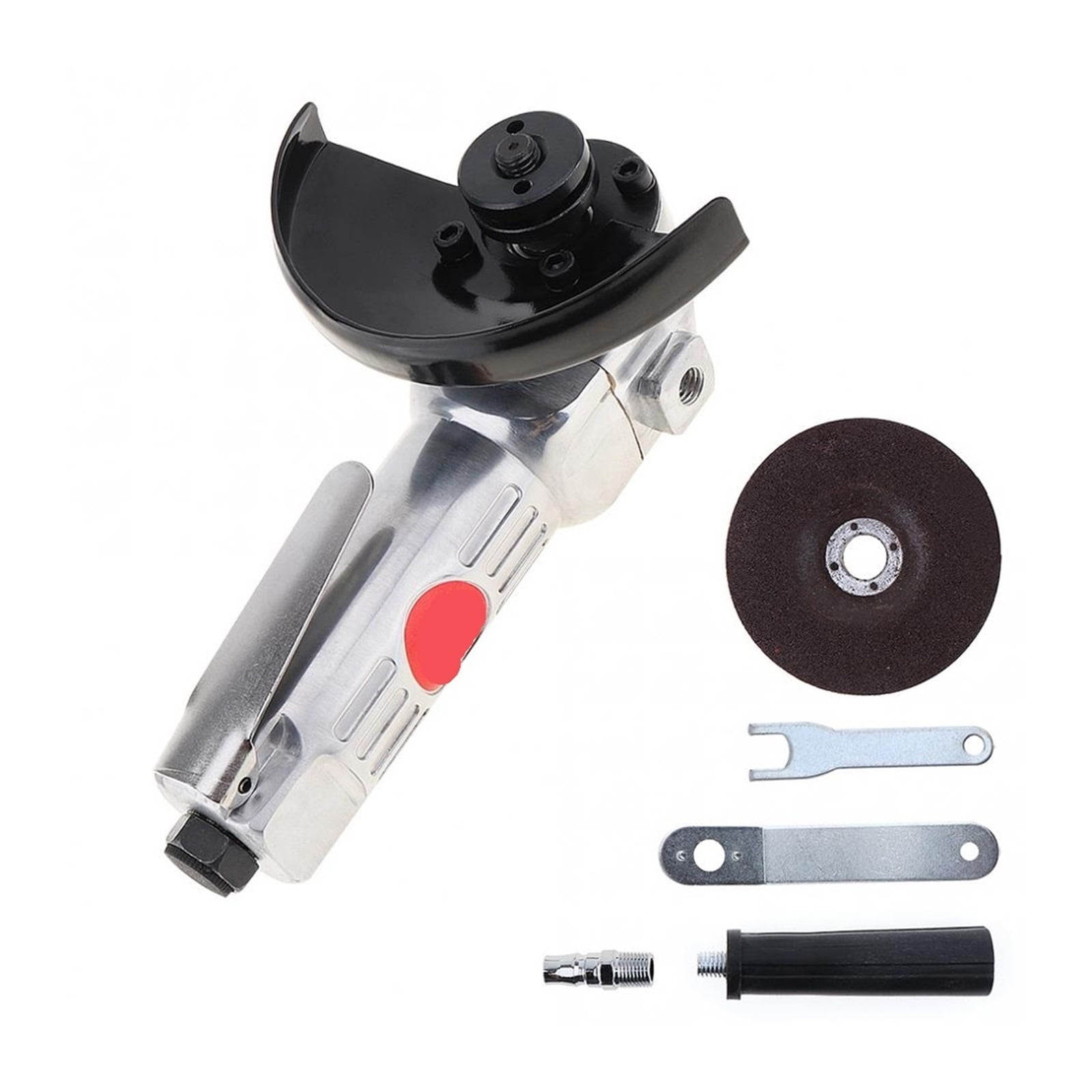 4 Inch Pneumatic Angle Grinder High Speed Air Grinding Tool With Disc Polished Piece And PVC Handle For Polished / Cutting ,Equipment Stability