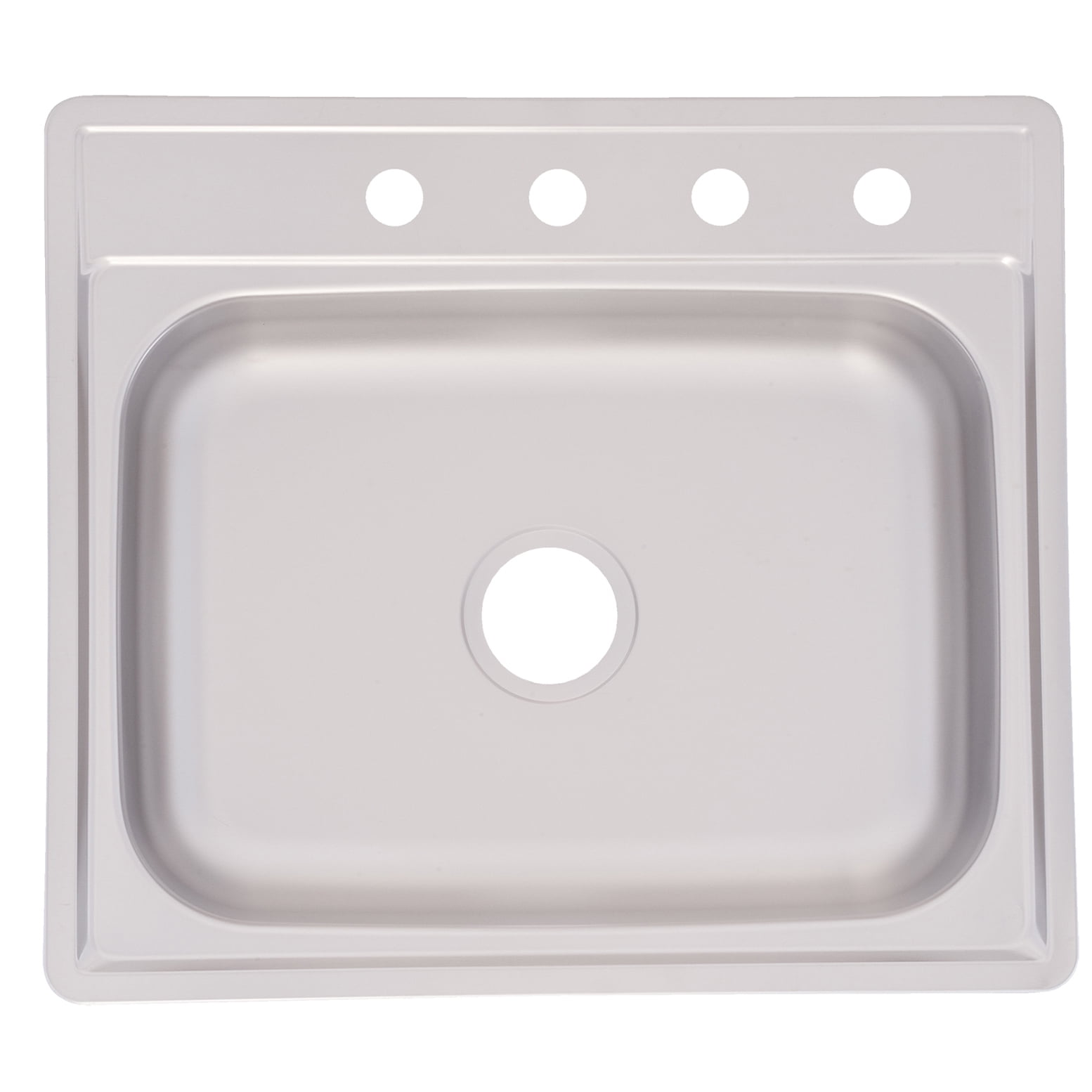 by Kindred Kio2P#Kindred KSSXUA//9D Single Bowl Stainless Steel Undermount Kitchen Sink Silk