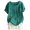 Green B, variant on Women's Loose Casual Short Sleeve Floral Chiffon Tops T-Shirt Blouse