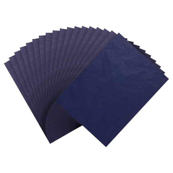 Uxcell Carbon Paper A4 Graphite Transfer Tracing Copy Paper 8.3" x 11.7" Blue 30Sheet