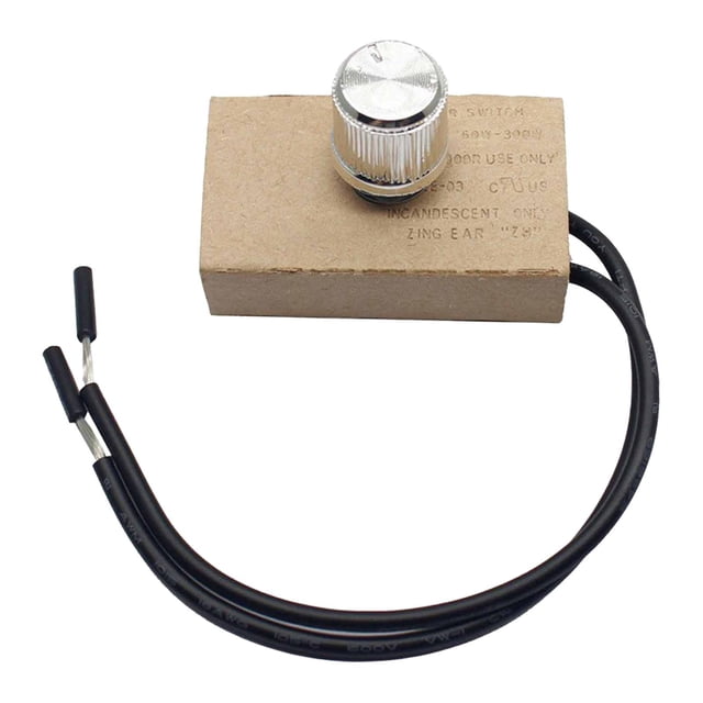 Interruptor de atenuación, controlador de luz de paleta montado en la pared, perilla giratoria compatible con halógenos, construcción resistente al ca
