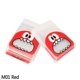 thumbnail image 1 of 50/100 Uds. Bolsas de plástico con dientes afilados de monstruo bonito bolsas de embalaje de regalo de Navidad bolsas de dulces de boda bolsas de OPP decoración de fiesta de Pascua de cumpleaños Tan Jianjun unisex, 1 of 2