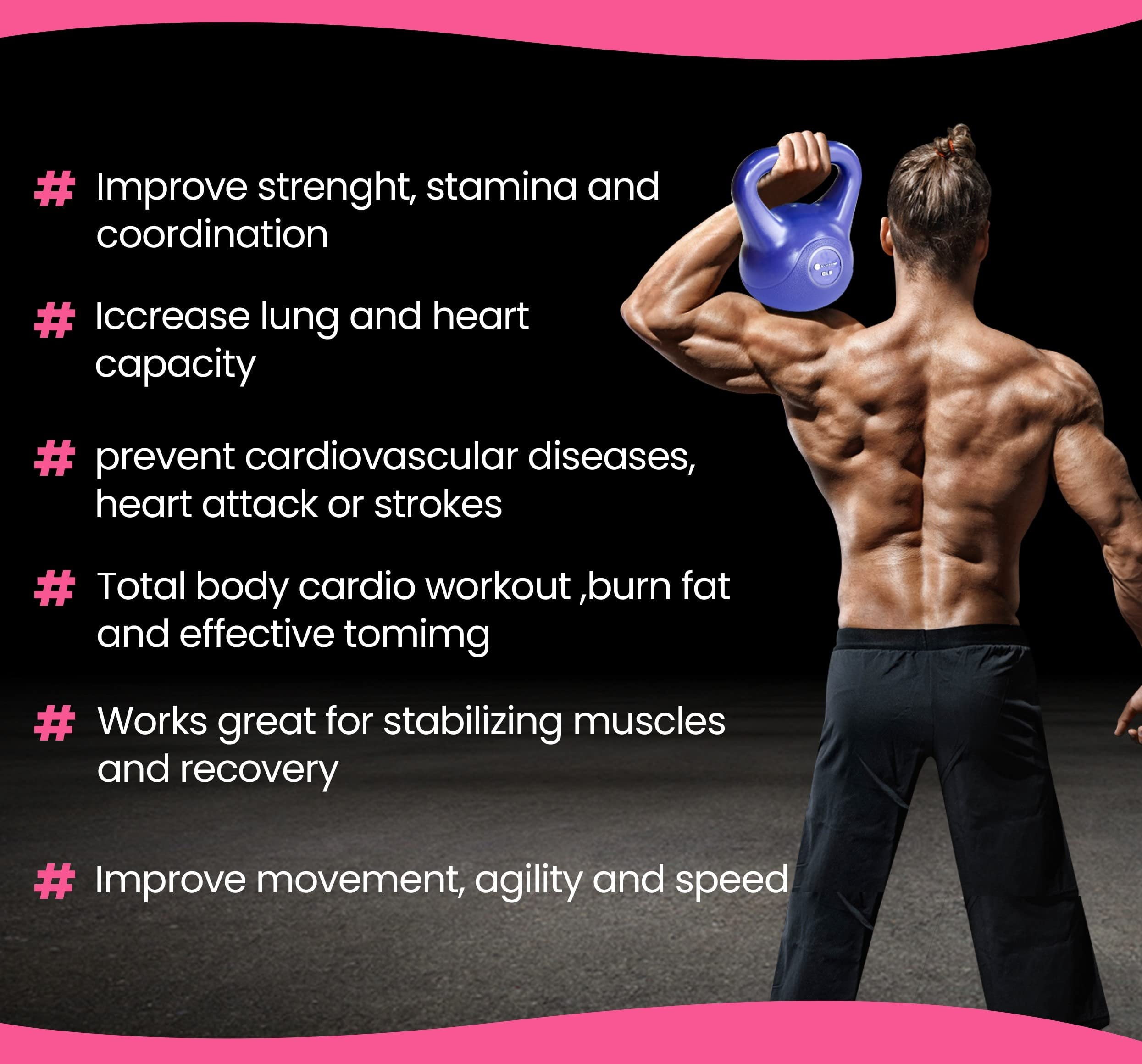 Gymenist, 3lb Kettlebell, Single