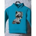 thumbnail image 3 of Cute Raccoon Sitting Hoodie Toddler -Image by Shutterstock,  4 Toddler, 3 of 4