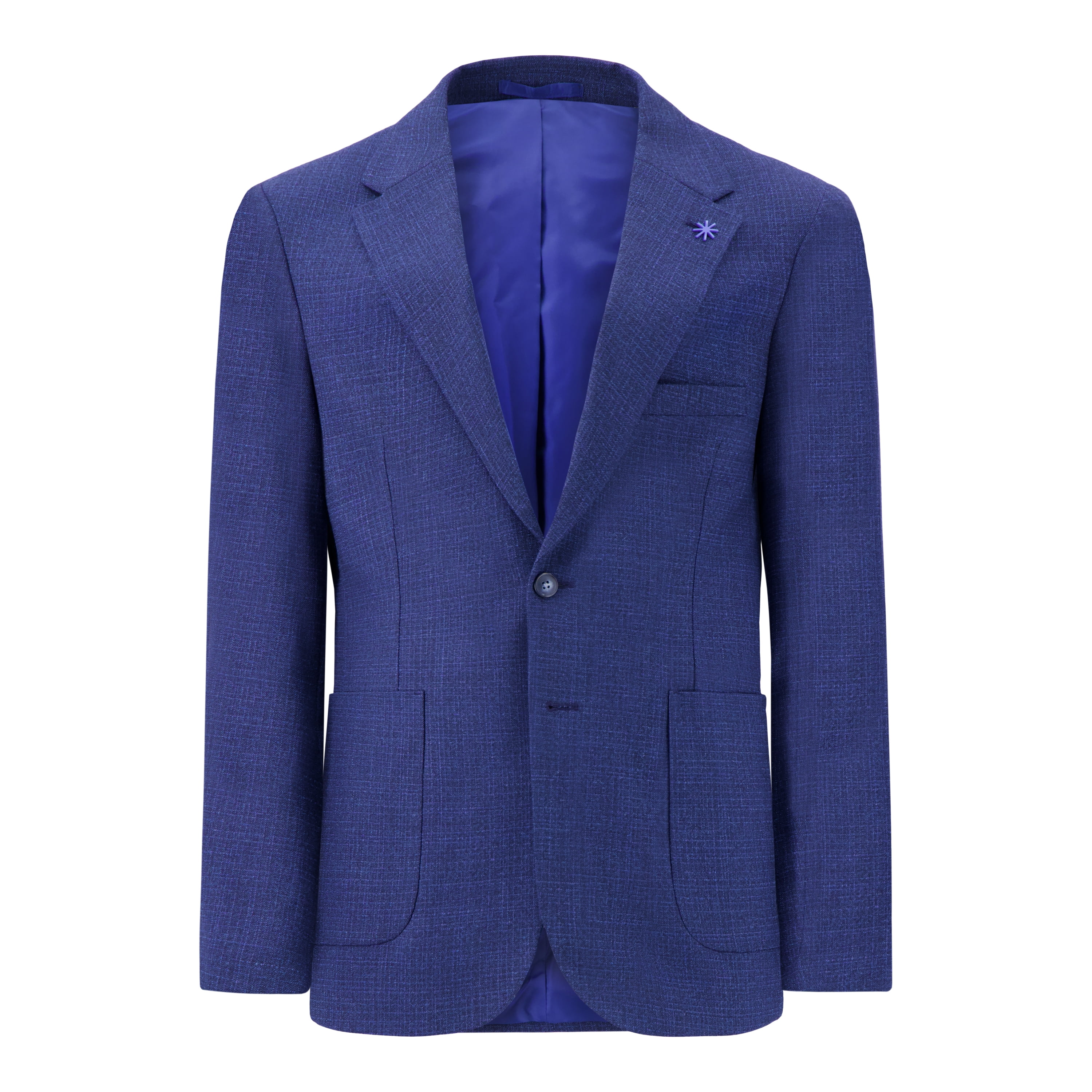 Report Collection Single Breast Full Lined Patch Pocket Wool Men's Jacket