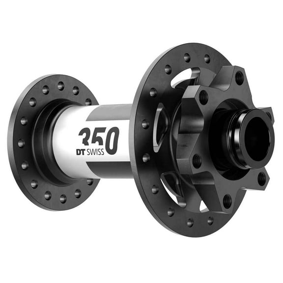 DT Swiss 350 Front Hub - 15 x 110mm, 6-Bolt, Black, 32H