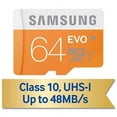 thumbnail image 2 of 64GB Memory Card for Galaxy S20/Ultra/Plus Phones - Samsung Evo High Speed MicroSD Class 10 MicroSDXC Y4Z for Samsung Galaxy S20/Ultra/Plus, 2 of 3