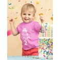 thumbnail image 3 of 2nd Birthday Shirt Boy Girl Two 2 Year Old Gifts Bday Shirts for Toddler Kids 2T Pink, 3 of 6
