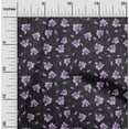 thumbnail image 2 of oneOone Polyester Spandex Black Fabric Floral Sewing Fabric By The Yard Printed Diy Clothing Sewing Supplies 56 Inch Wide, 2 of 5