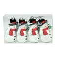 thumbnail image 2 of kkbbma Clearance Under $5 4Pcs Christmas Snowmen Ornaments - Christmas Ornaments Shatterproof Christmas Snowman Shape Ornament Set For Christmas Tree Also Suitable For Other Party Decorations 4pcs, 2 of 7
