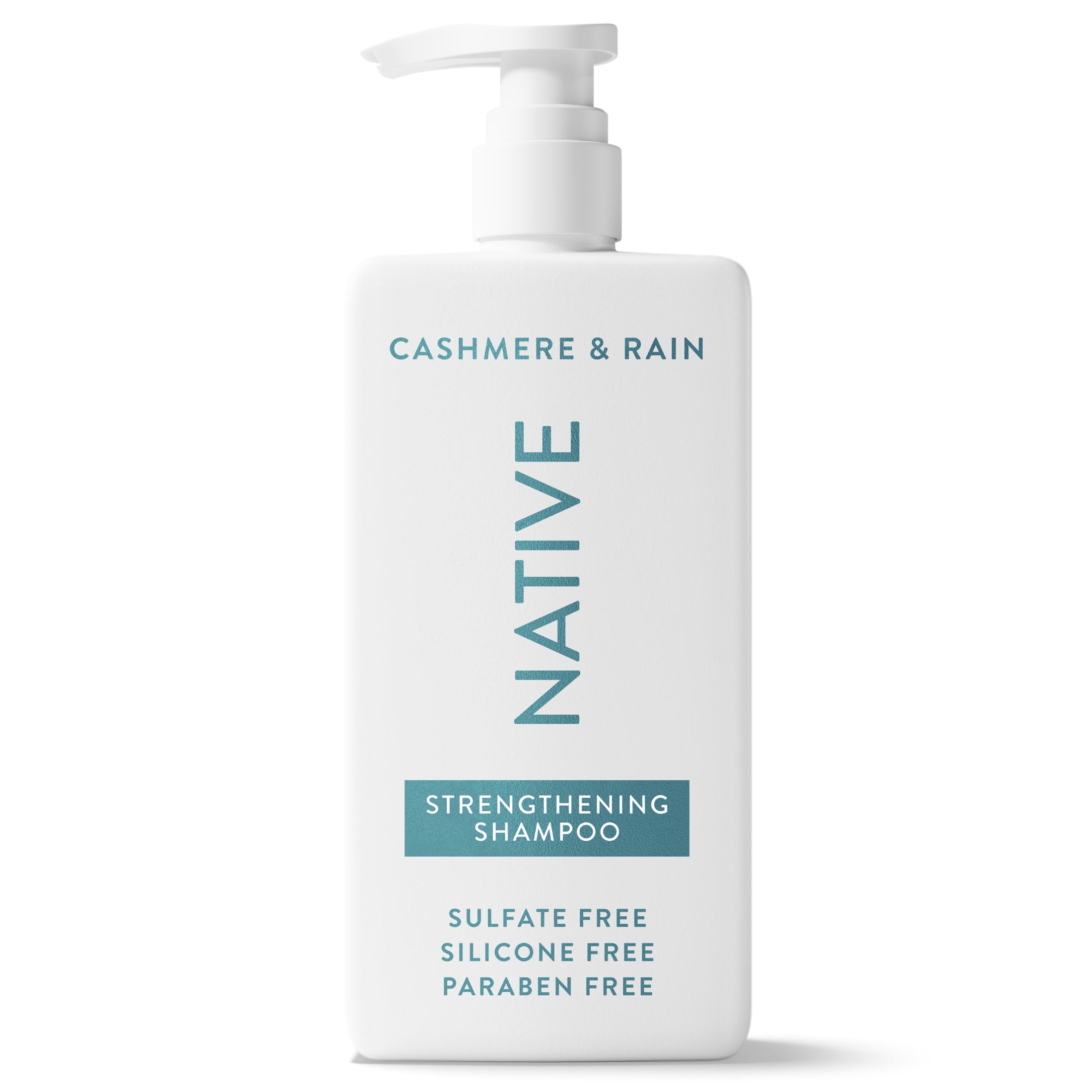 (6 pack) Native Strengthening Shampoo, Cashmere and Rain, Sulfate Free, for Women and Men, 16.5 oz