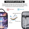 thumbnail image 5 of Cosmic Crystal Galaxy Lunch Bag Portable Thermal Lunch Box for Men and Women, 5 of 6