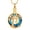 G/Blue, variant on Elegant Tree of Life with Heart In Stone Circle Cremation Urn Pendant Cremation Jewelry for Ashes Urn Necklace for Women