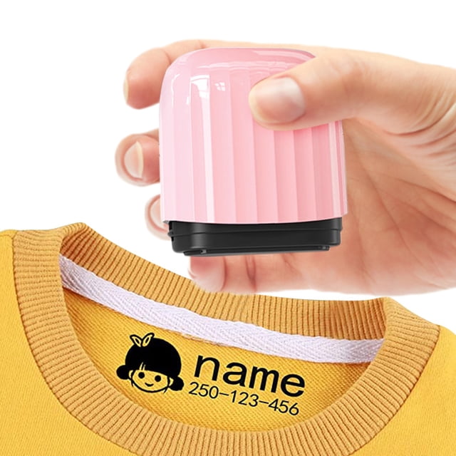 Home Decor Name Stamp For Clothing Name Stamp Personalized Stamp For Kids Cloths Fabric Stamper For Clothes