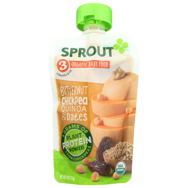Sprout Organic Baby Food Stage 3 Butternut, Chickpea ...