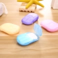 thumbnail image 4 of HEVIRGO 20Pcs Portable Outdoor Travel Disposable Hand Washing Soap Paper Scented Sheets, 4 of 10