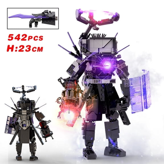 Wholesale New Skibidi Toileted Building Block Giant G-Man TVman Speakerman Titan Boss Bricks Model Toys for children Xmas Gift