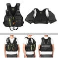 thumbnail image 3 of Fishing Life Jacket Multiple Pockets Floatation Vest Adults Buoyancy Waistcoat, 3 of 8