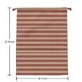 thumbnail image 5 of Christmas Bags Drawstring,Brown and Red Christmas Striped Pattern Large Xmas Christmas Gift Bags,Reusable for Xmas and New Year Party Favors and Supplies,27.6" X 19.7", 5 of 5