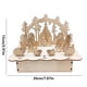 thumbnail image 3 of Belén de Madera para Navidad onlyliua Escena de La Natividad Decoraciones Navideñas, 3 of 7