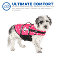 thumbnail image 6 of Paws Aboard Dog Life Jacket - Keep Your Canine Safe with a Nylon Life Vest - Designer Life Jackets - Perfect for Swimming and Boating - Pink & White Polka Dot, Small, 6 of 7