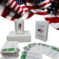 thumbnail image 2 of Yiaieng US Citizenship Test Flash Cards, 2025-100 Citizenship Flash Card (Questions & Answers) Booklet Combo Set (White), 2 of 10