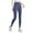 Dark Blue, variant on gbyLJF Women's Yoga Pants Stretchy Butt Lifting Leggings for Women Solid Color High Waisted Fitness Pants