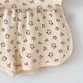 thumbnail image 5 of CAICJ98 Infant Toddler Baby Girl Summer Clothes 3 6 12 18 Months 2T 3T 4T 5T Girls Outfits Cotton Sleeveless Tank Top and Shorts Set (Black,4-5 Years), 5 of 7