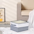 thumbnail image 5 of REGALWOVEN 1 Pack Collapsible Fabric Storage Cube with Handles, Storage Bin Basket for Shelves Closet Clothes Grey 5.7*9.5*6.7in, 5 of 7