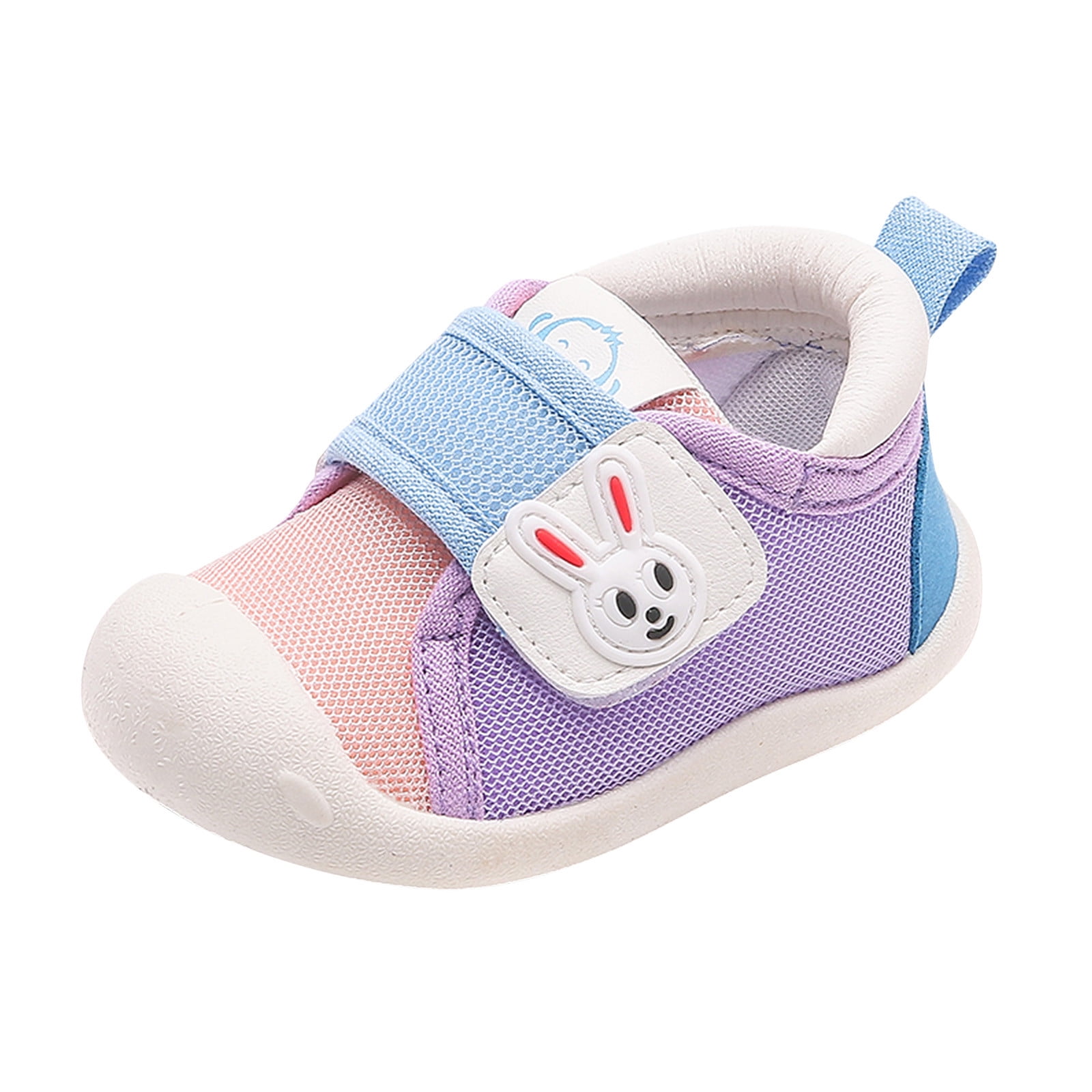 Kuner Baby Girls Boys Cotton Breathable Rubber Sole Non-Slip Sneakers First Walkers Shoes 