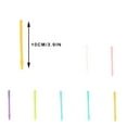 thumbnail image 2 of Face Mud Stirring Stick Cosmetics Make Tools Makeup Rods Solid Color Modulation Accessory Making Mixer DIY Silicone Mixing Rod Green, 2 of 7