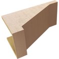 thumbnail image 6 of 11"W x 22"D x 11"H Wide Burlington Rough Cedar Woodgrain TimberThane Corbel, Primed Tan, 6 of 6