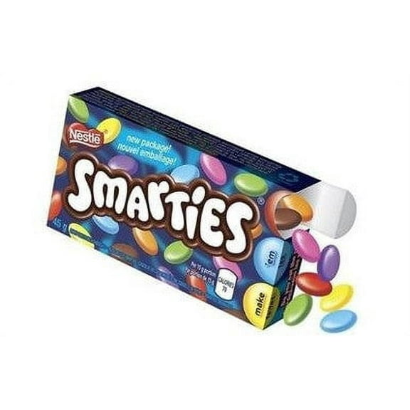 Nestle Smarties candy covered chocolates, 24pk