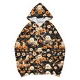 thumbnail image 4 of Makaor Cute Hoodies for Women Halloween Tunic Sweatshirt with Pockets Fleece Long Sleeve Pullover Pumpkin Oversized Tops, 4 of 5