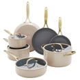 thumbnail image 3 of GreenPan Jewel Pro 11-Piece Cookware Set – Ceramic Nonstick, Assorted Colors, Dishwasher Safe, 3 of 5