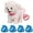 Bai Fumei Powder wit, variant on Pet Robot Plush Electric Toy Dog That Walks Barks and Talks for Children with Interactive Features for Education