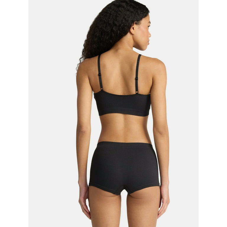 No Boundaries Seamless Triangle Bralette and Boyshorts Set