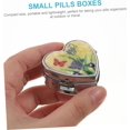thumbnail image 5 of Pastillero pequeño, pastillero, organizador de pastillas, pastillero diario para monederos, soporte compacto para medicamentos de viaje para medicamentos vitamínicos, 5 of 5