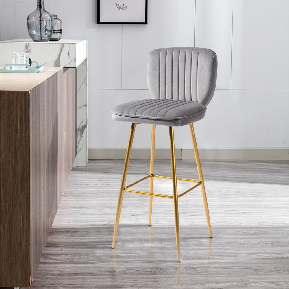 Zouron Swivel Bar Stools Set Of For Kitchen, 29" Counter Height Bar