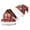 Red, variant on LIZUOJUN Under $5 Santa Hat For Adults Snug Fit White Fur-Trimmed Brim Christmas Cap Christmas Headwear Gift Exchange Long Tail Style Reindeer Snowflake Print Thick Cozy Warmth, M