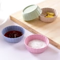 thumbnail image 3 of Huanledash Household Mini Plastic Sauce Tray Tableware Kitchen Picnic Small Plate, 3 of 8