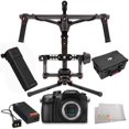 thumbnail image 1 of DJI Ronin 3-Axis Brushless Gimbal Stabilizer + Panasonic Lumix DMC-GH4 Mirrorless Micro Four Thirds Digital Camera (Body Only) 4PC Accessory Kit. Includes Manufacturer Accessories + Microfiber Cleanin, 1 of 5